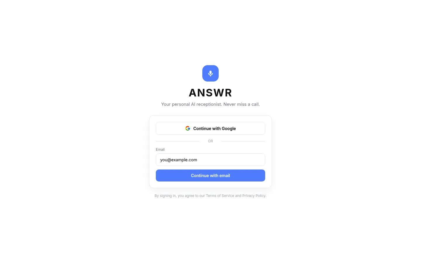 ANSWR: home page