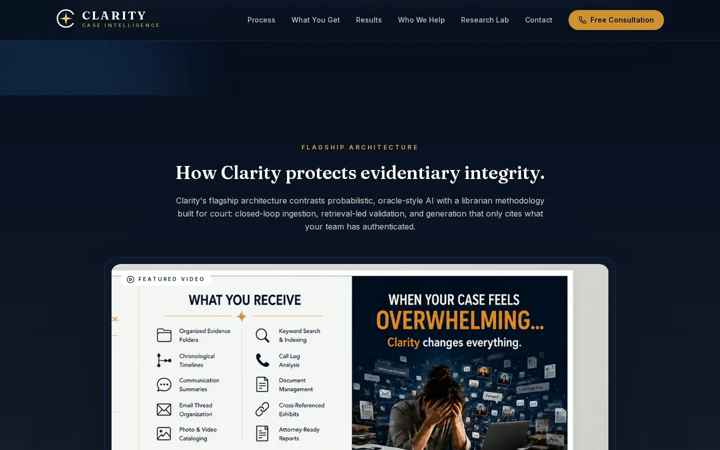 Clarity Systems: Clarity Case Intelligence: second view