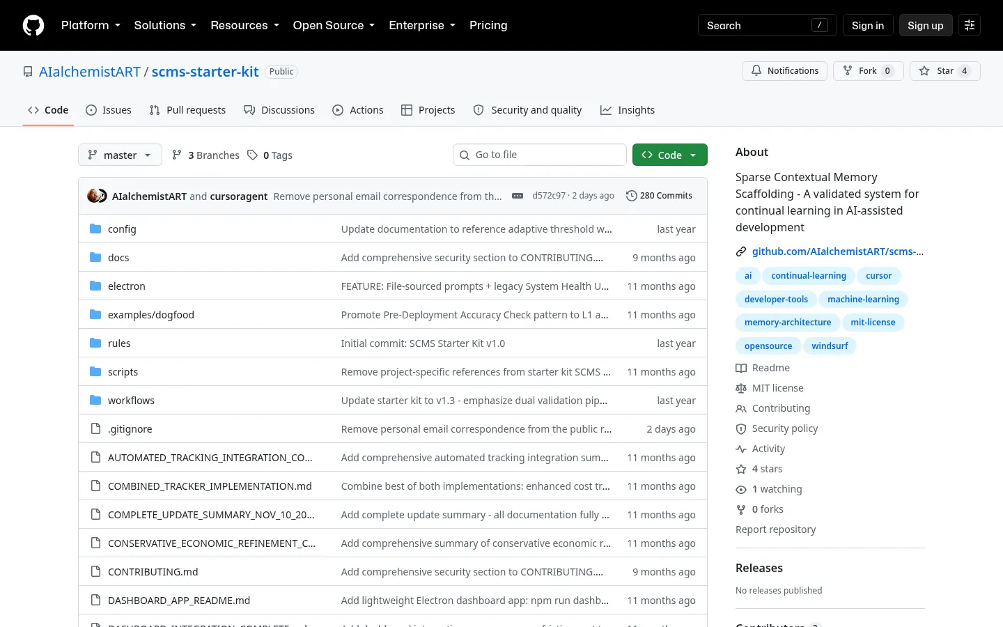 SCMS: Sparse Contextual Memory Scaffolding: home page